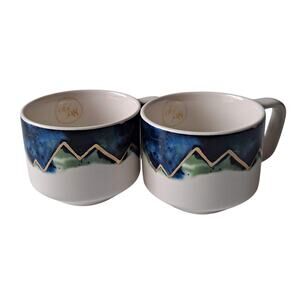 Starbucks Coffee Cup  Bundle 2 Artisan Series 06/08 Elevation Mountain Mug 2015